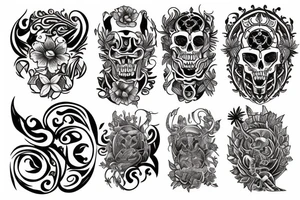I would like a tattoo that pays tribute to my heritage, with is English, Irish, Scottish, Welsh, Scandinavian, Italian and New Zealand tattoo idea