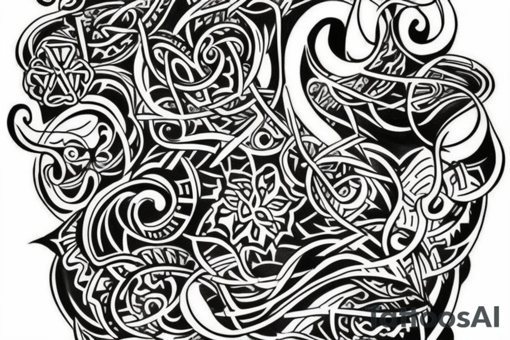 I would like a tattoo that pays tribute to my heritage, with is English, Irish, Scottish, Welsh, Scandinavian, Italian and Maori tattoo idea