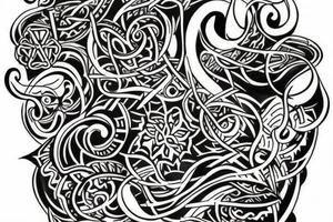I would like a tattoo that pays tribute to my heritage, with is English, Irish, Scottish, Welsh, Scandinavian, Italian and Maori tattoo idea