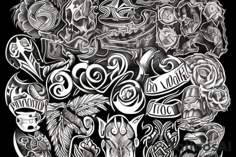 I would like a tattoo that pays tribute to my heritage, which is English, Irish, Scottish, Welsh, Scandinavian, Italian and Maori tattoo idea