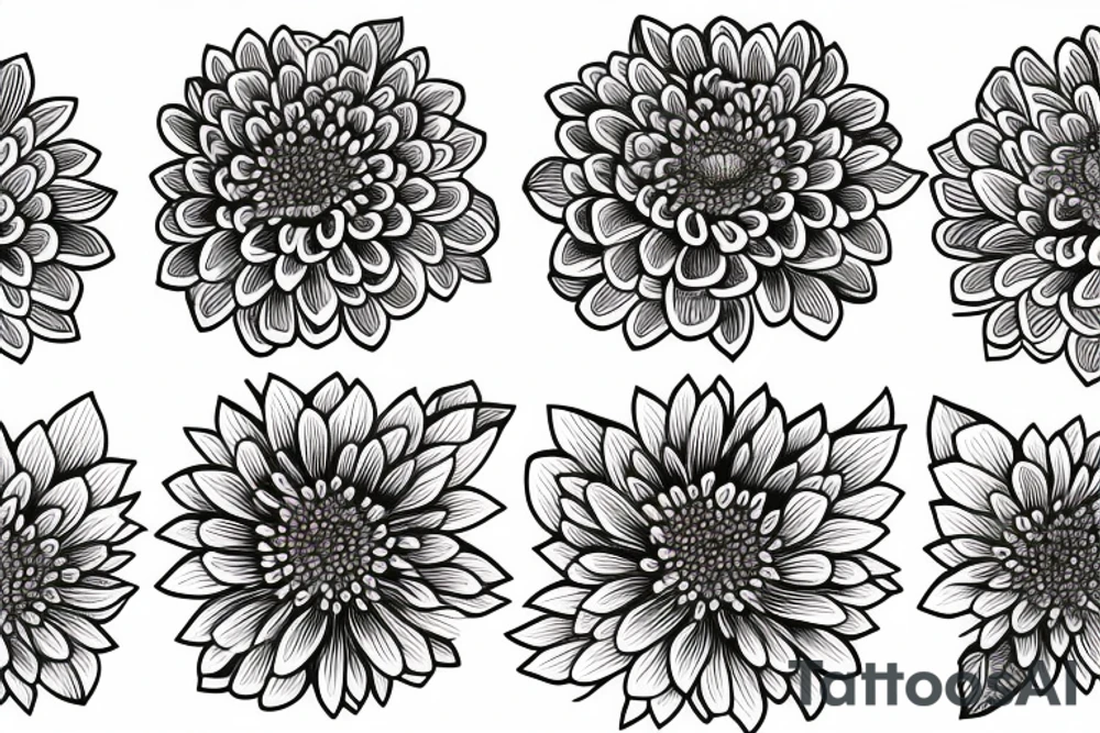 chrysanthemum tattoo idea