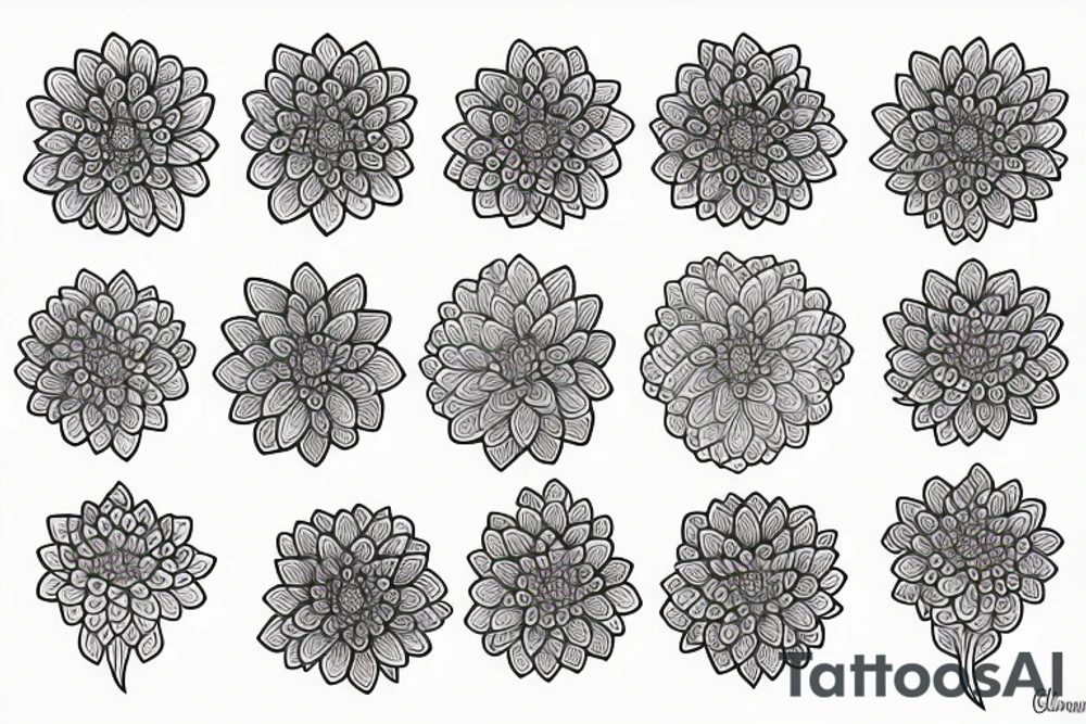 chrysanthemum tattoo idea