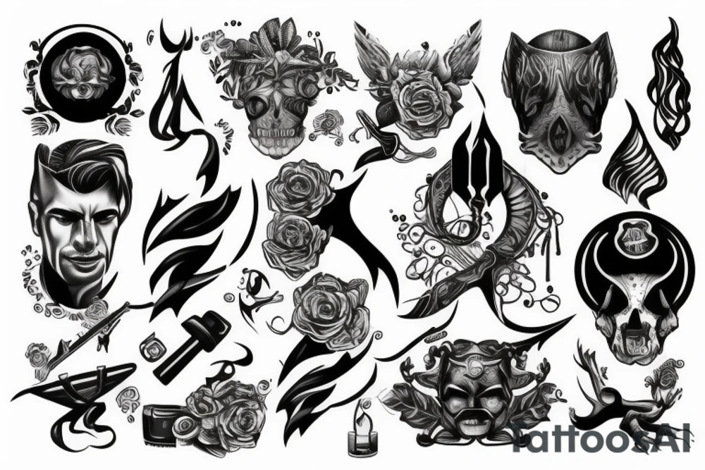 strength and masculinity tattoo idea