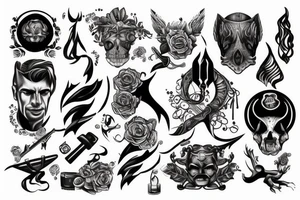 strength and masculinity tattoo idea