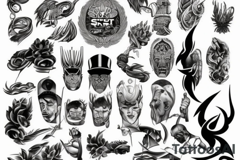strength and masculinity tattoo idea