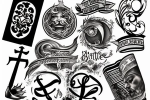 bible verse tattoo idea