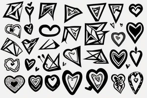 Broken heart tattoo idea