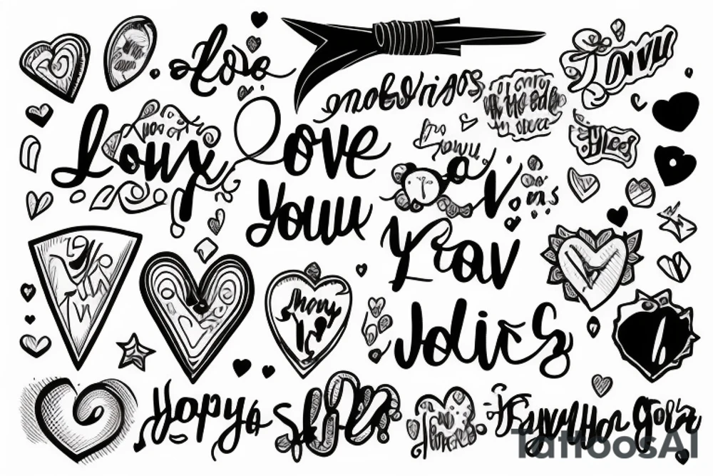 Love what you do tattoo idea