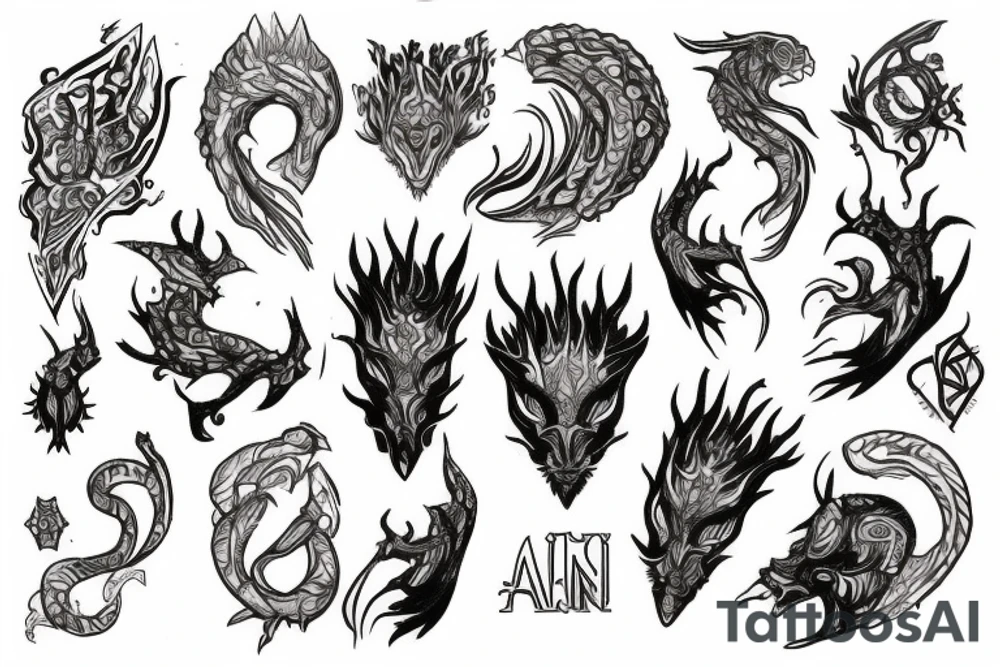 Axii igni aard yrden quen tattoo idea