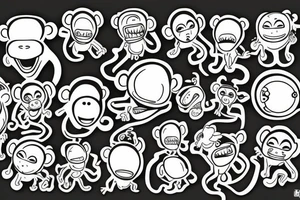monkey bomb tattoo idea