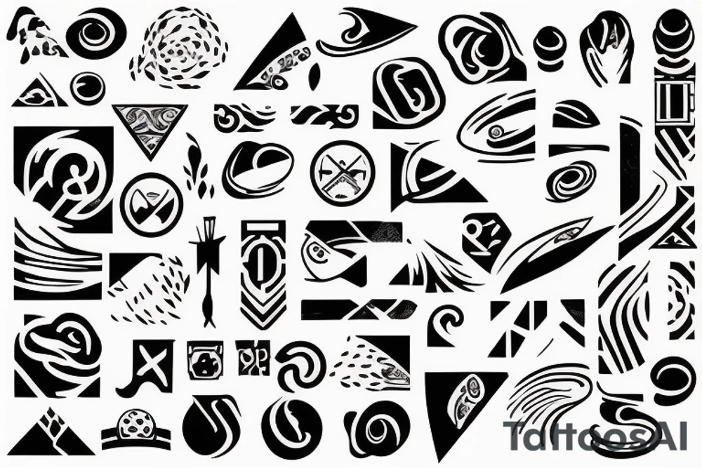 two lines that connect tattoo idea
