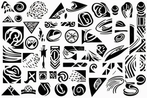 two lines that connect tattoo idea