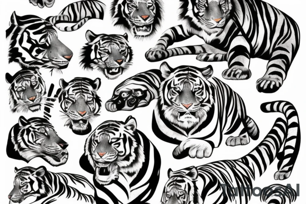 Tiger tattoo idea