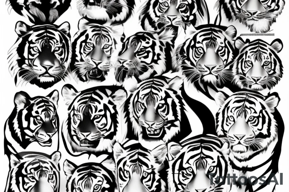 Tiger tattoo idea