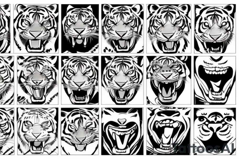 Tiger tattoo idea