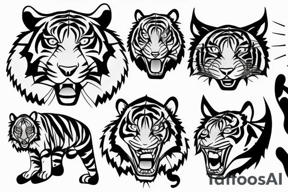 Tiger tattoo idea