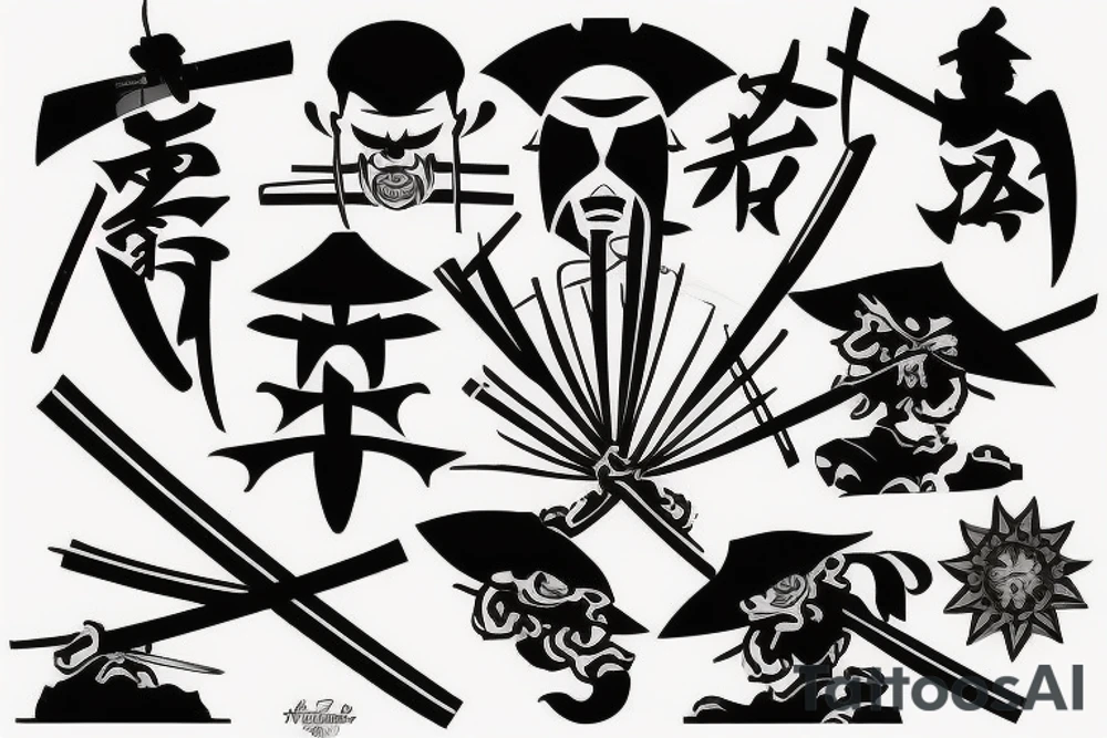Samurai tattoo idea