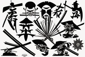 Samurai tattoo idea
