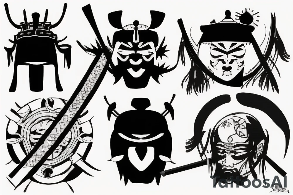 Samurai tattoo idea