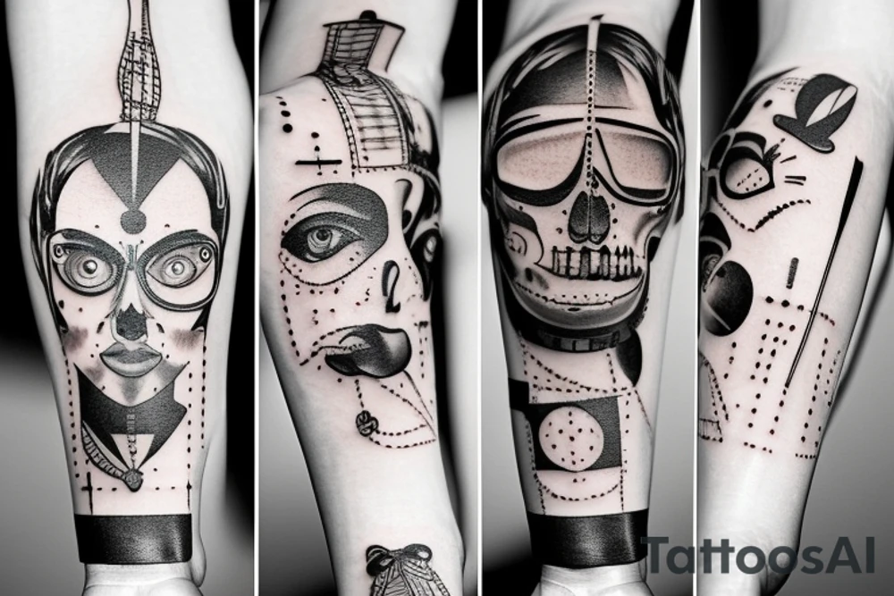 in hand technology tattoo idea