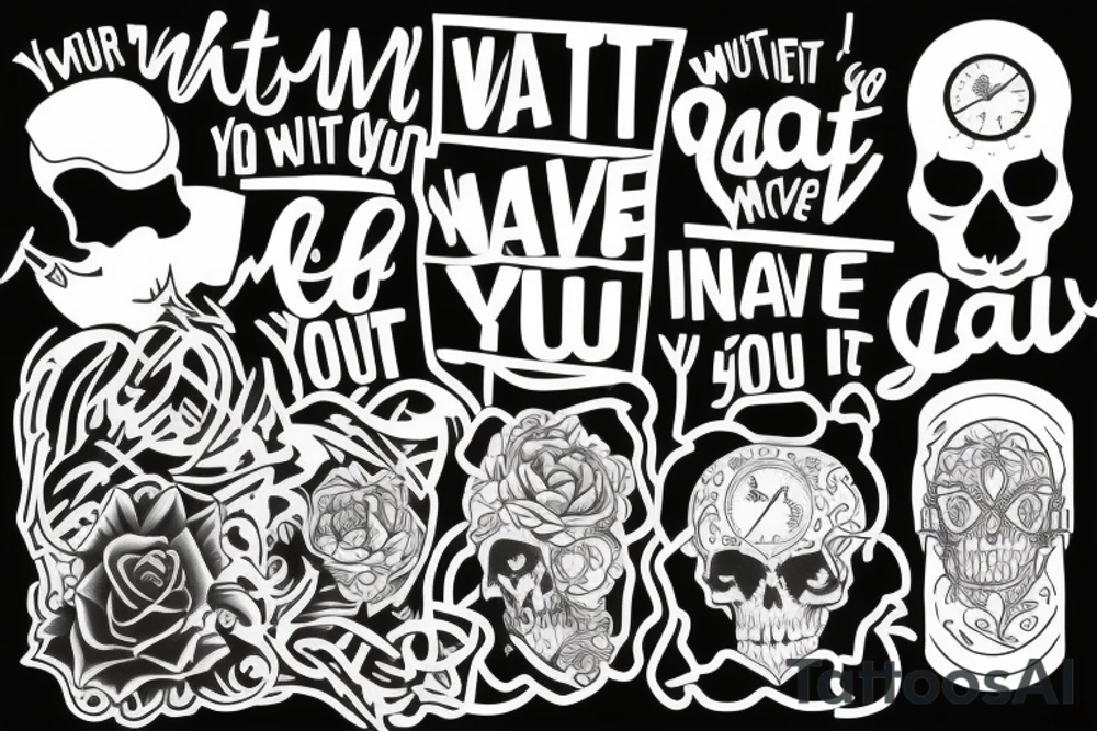 If you wait until you’re ready you’re never gonna move tattoo idea