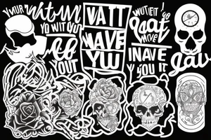 If you wait until you’re ready you’re never gonna move tattoo idea
