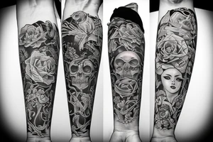 Mother of two sons tattoo idea
