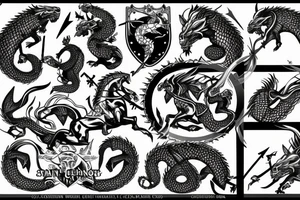 Saint George and the Dragon tattoo idea