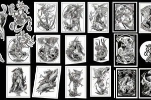 Saint George and Dragon tattoo idea