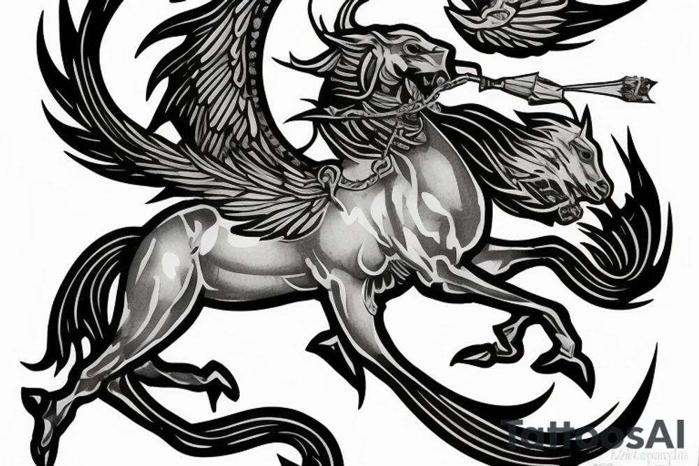 Saint George and Dragon tattoo idea