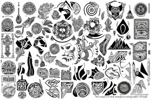 Vietnamese Nordic tattoo idea