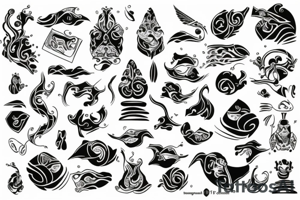 Vietnamese Nordic tattoo idea