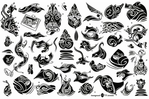 Vietnamese Nordic tattoo idea
