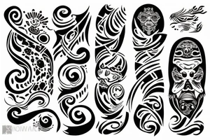 Vietnamese Nordic tattoo idea
