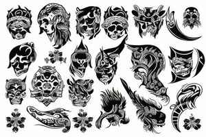 Vietnamese Nordic tattoo idea