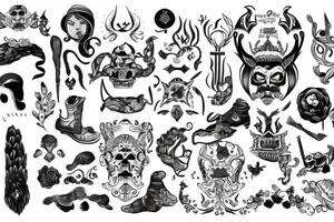 Vietnamese Nordic tattoo idea