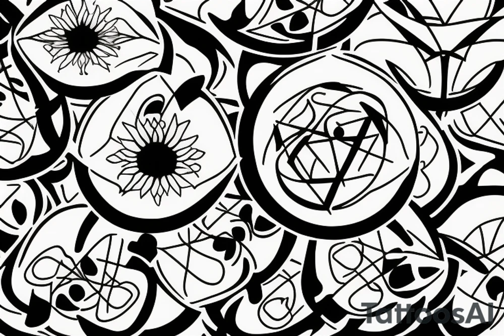 daffodils unbalanced 22 eclipse happiness tattoo idea