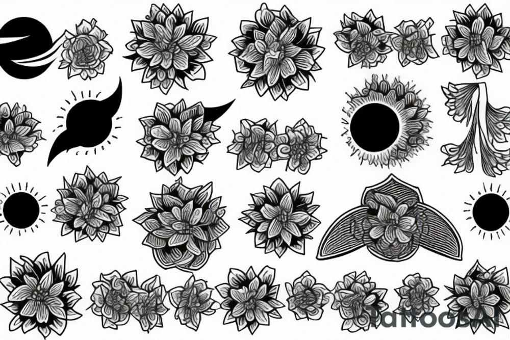 daffodils unbalanced 22 eclipse happiness tattoo idea