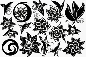 daffodils unbalanced 22 eclipse happiness tattoo idea