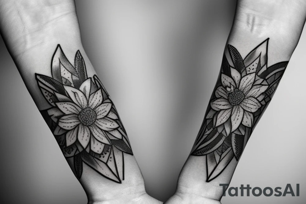 daffodils arm band happy tattoo idea