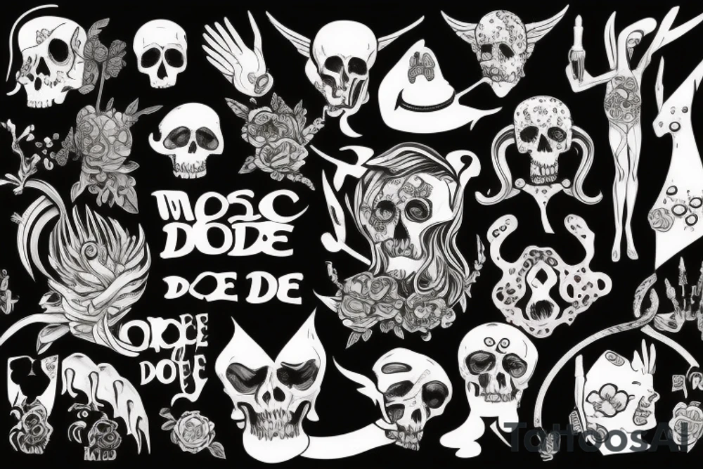 The phrase "I'm too weird to live but much to rare to die" tattoo idea
