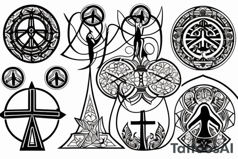 Saint John the Divine Peace Fountain tattoo idea