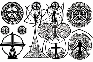 Saint John the Divine Peace Fountain tattoo idea