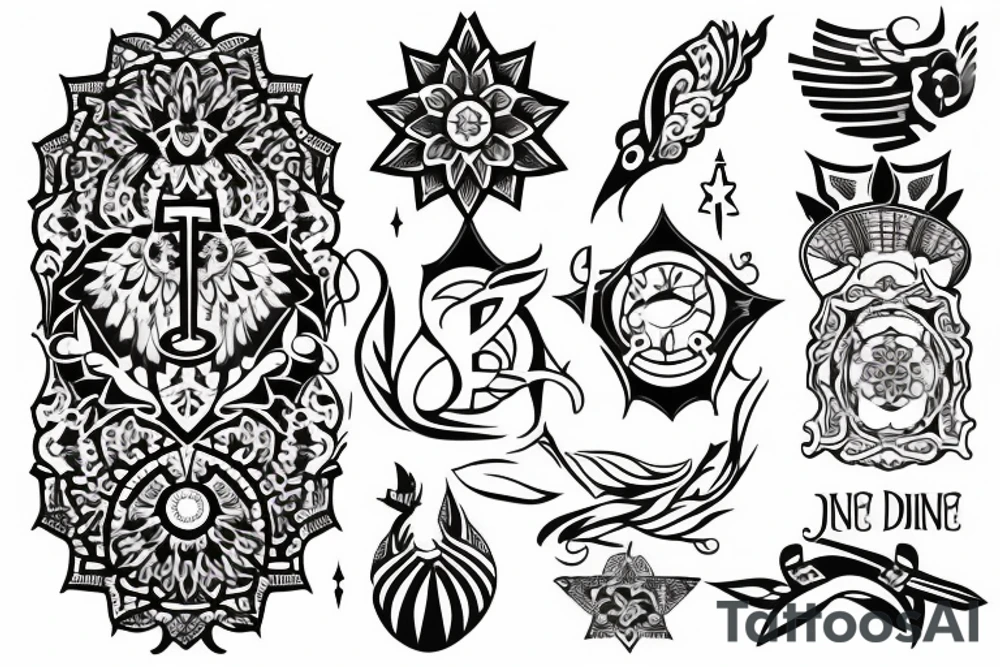 Saint John the Divine Peace Fountain tattoo idea