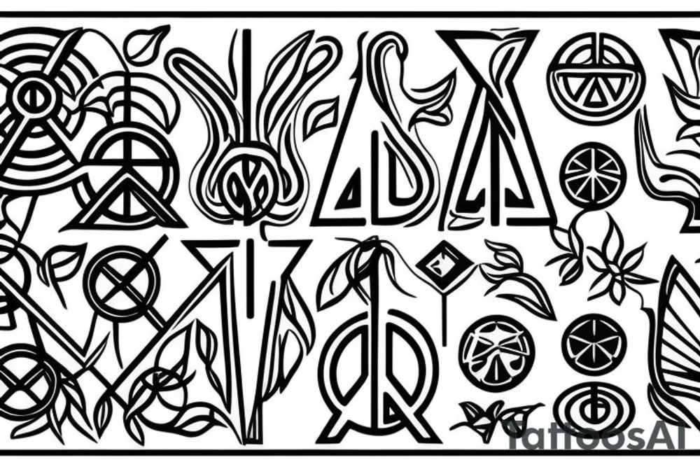 Peace Fountain tattoo idea