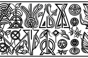 Peace Fountain tattoo idea