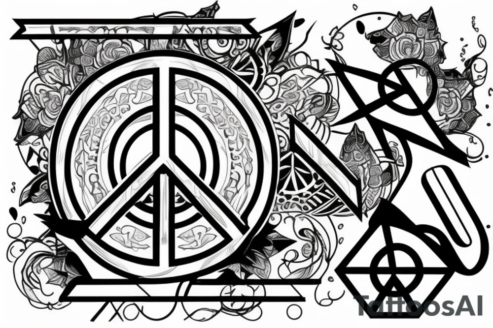 Peace Fountain tattoo idea