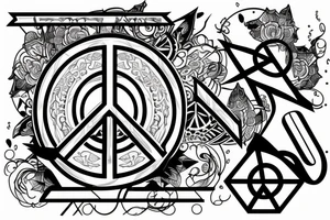 Peace Fountain tattoo idea