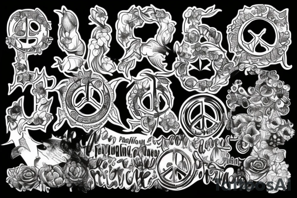 Peace Fountain tattoo idea