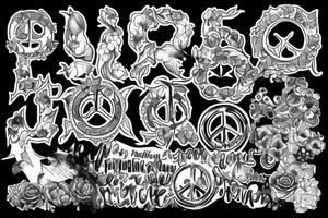 Peace Fountain tattoo idea